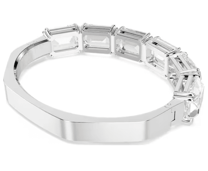 SWAROVSKI - Bracciale rigido Millenia Taglio ottagonale, Bianco, Placcato rodio in Bracciali Alba Gioielli - Casoria, commercioVirtuoso.it