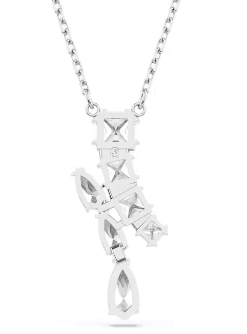 SWAROVSKI  - Collana con Pendente Matrix Taglio misto, Bianco, Placcato rodio in Collane Alba Gioielli - Casoria, commercioVirtuoso.it
