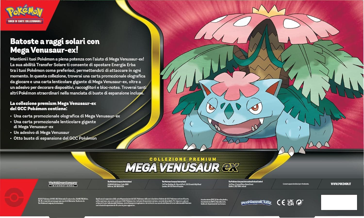 Pokemon - Collezione premium Mega Venusaur-ex del GCC in Giochi di società Centro Bimbo - Siderno, commercioVirtuoso.it