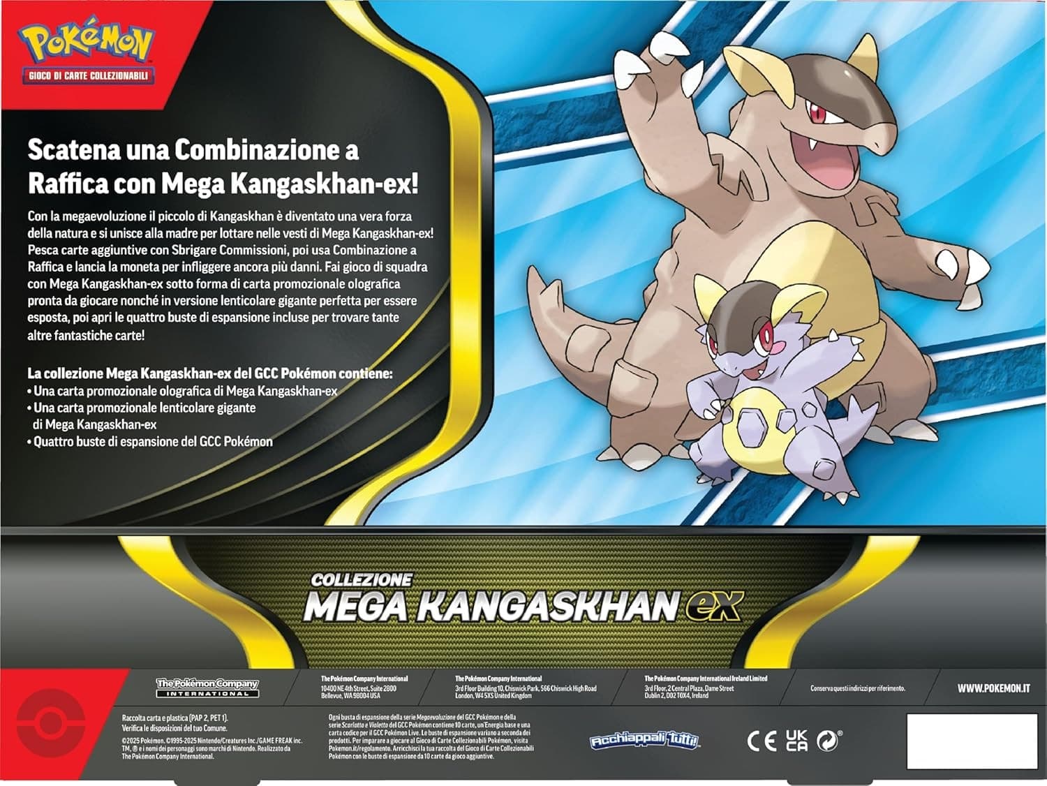 Pokémon - Collezione Mega Kangaskhan-ex del GCC in prodotto Centro Bimbo - Siderno, commercioVirtuoso.it