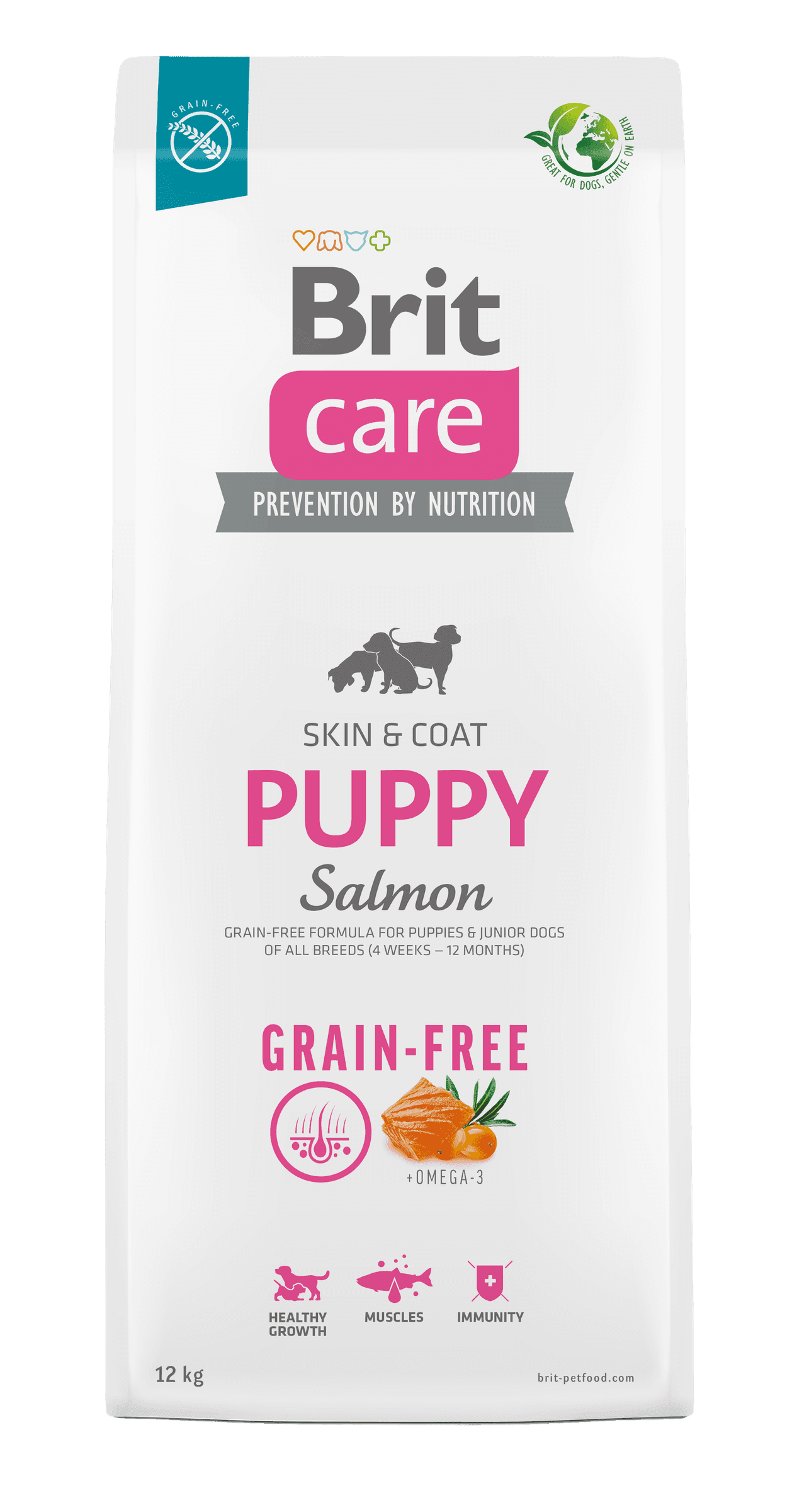 Brit Care Cane Puppy Grain Free Salmone e Patate in Secco 101 Market - Poggibonsi, commercioVirtuoso.it