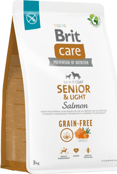 Brit Care grain-free Cani Senior e Light Salmone e Patate in Secco 101 Market - Poggibonsi, commercioVirtuoso.it