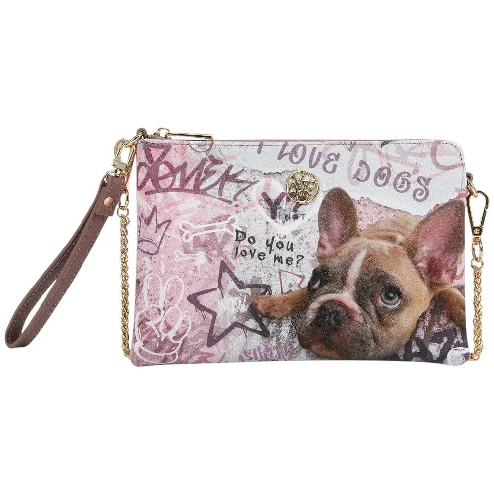 YNot tracolla clutch stampa Cane linea Metro Chic MTC384S5