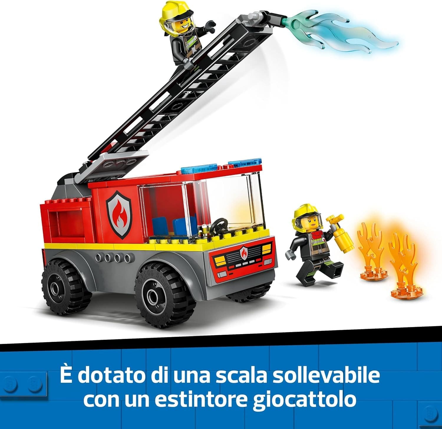 Lego City - Autopompa dei Pompieri con Scala 60463 in Set di costruzioni Centro Bimbo - Siderno, commercioVirtuoso.it