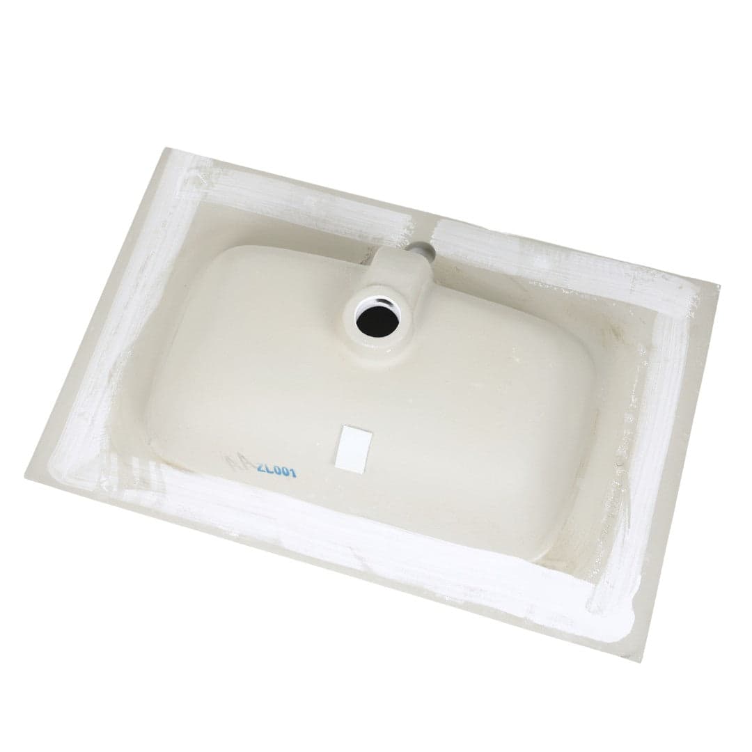 Lavabo ad Incasso in Ceramica Bianco Lucido per Mobili Bagno in Lavabi Ogomondo - Martina Franca, commercioVirtuoso.it
