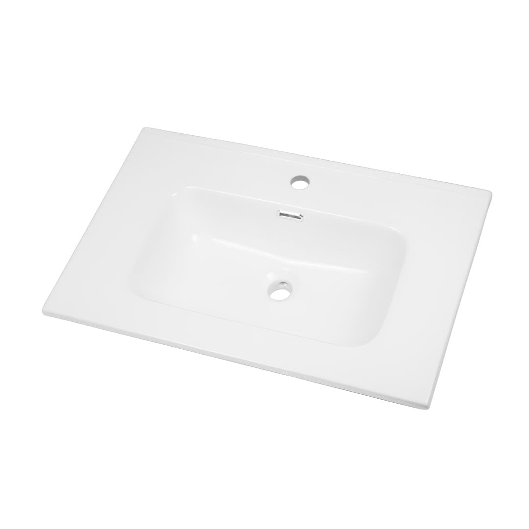 Lavabo ad Incasso in Ceramica Bianco Lucido per Mobili Bagno in Lavabi Ogomondo - Martina Franca, commercioVirtuoso.it