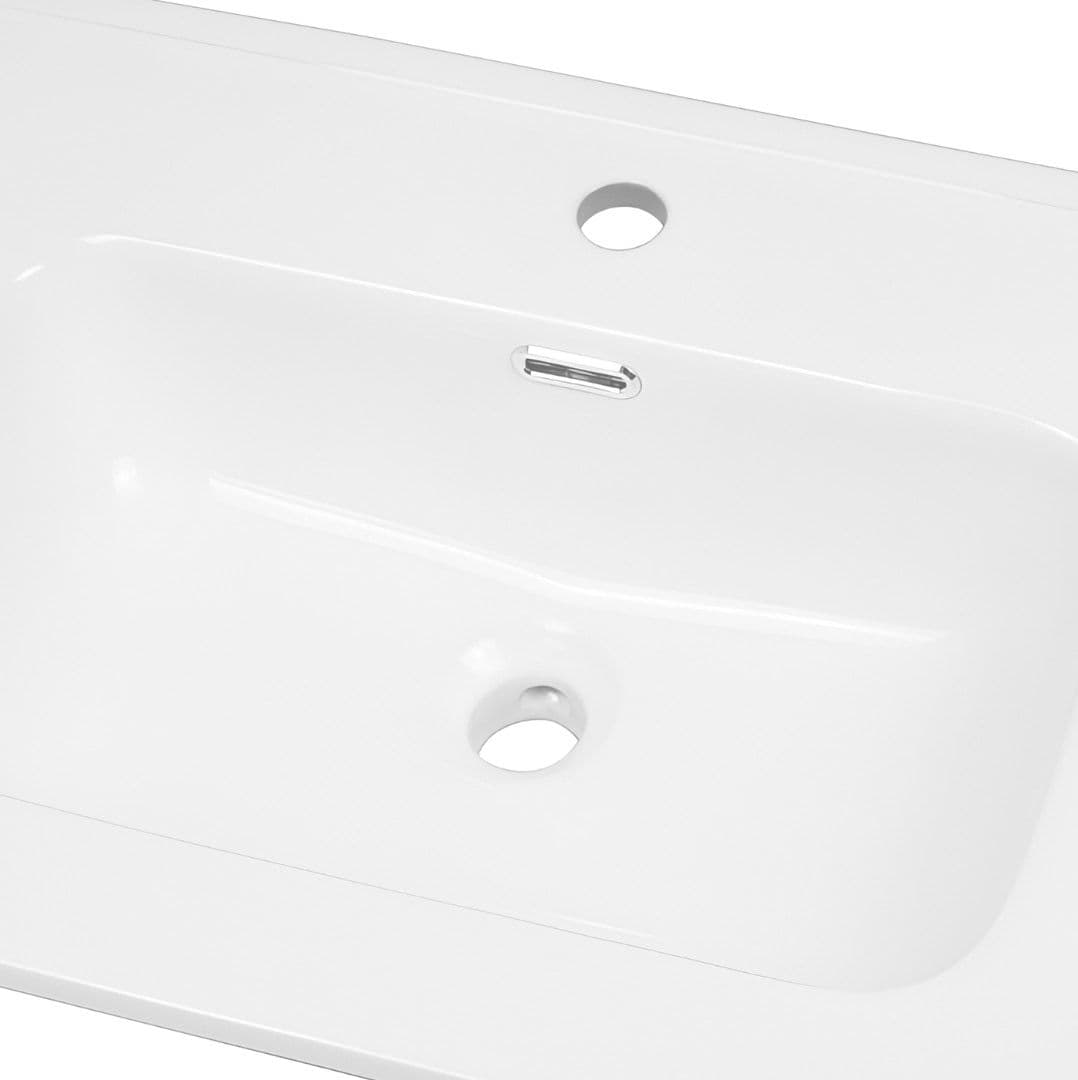 Lavabo ad Incasso in Ceramica Bianco Lucido per Mobili Bagno in Lavabi Ogomondo - Martina Franca, commercioVirtuoso.it