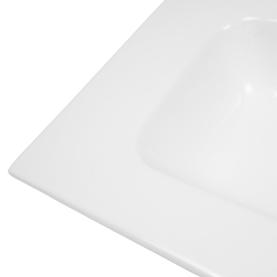 Lavabo ad Incasso in Ceramica Bianco Lucido per Mobili Bagno in Lavabi Ogomondo - Martina Franca, commercioVirtuoso.it