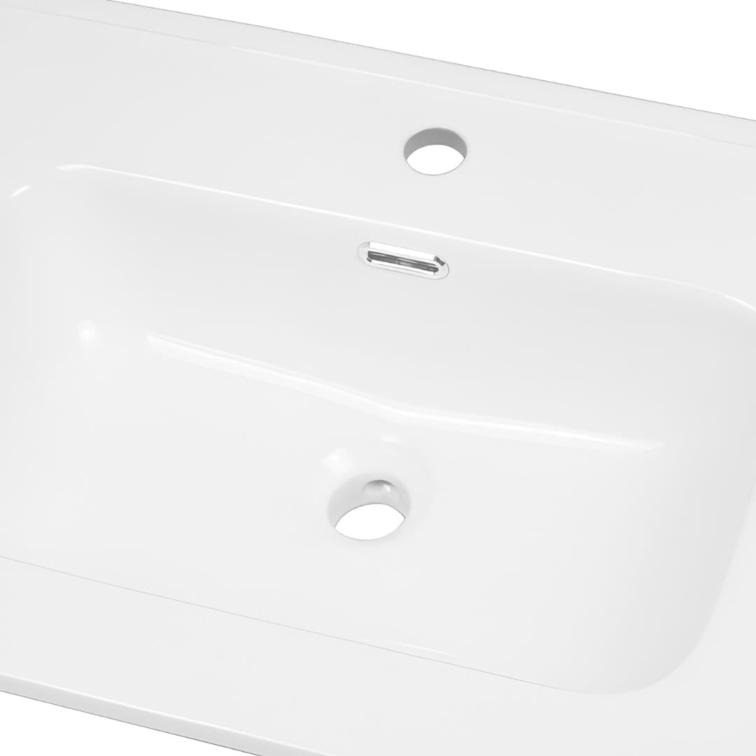 Lavabo ad Incasso in Ceramica Bianco Lucido per Mobili Bagno in Lavabi Ogomondo - Martina Franca, commercioVirtuoso.it