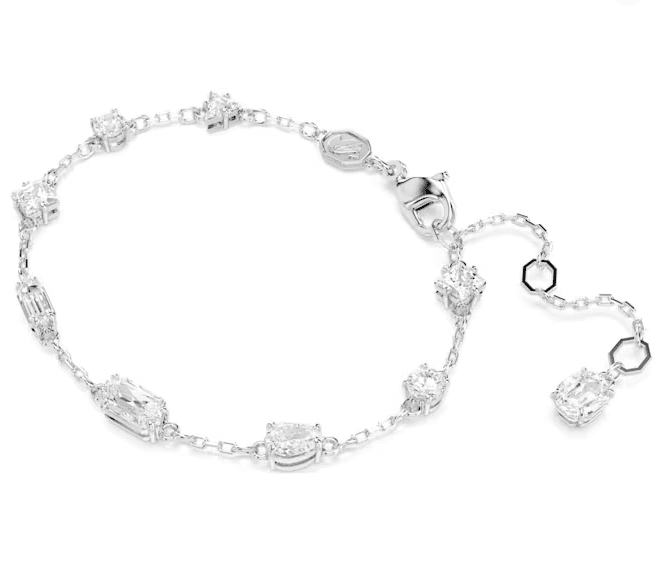 SWAROVSKI - Bracciale Mesmera Taglio misto, Design sparpagliato, Bianco, Placcato rodio in Bracciali Alba Gioielli - Casoria, commercioVirtuoso.it