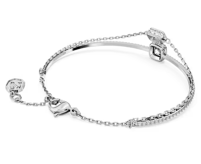 SWAROVSKI - Bracciale rigido Chroma Taglio misto, Blu, Placcato rodio in Bracciali Alba Gioielli - Casoria, commercioVirtuoso.it