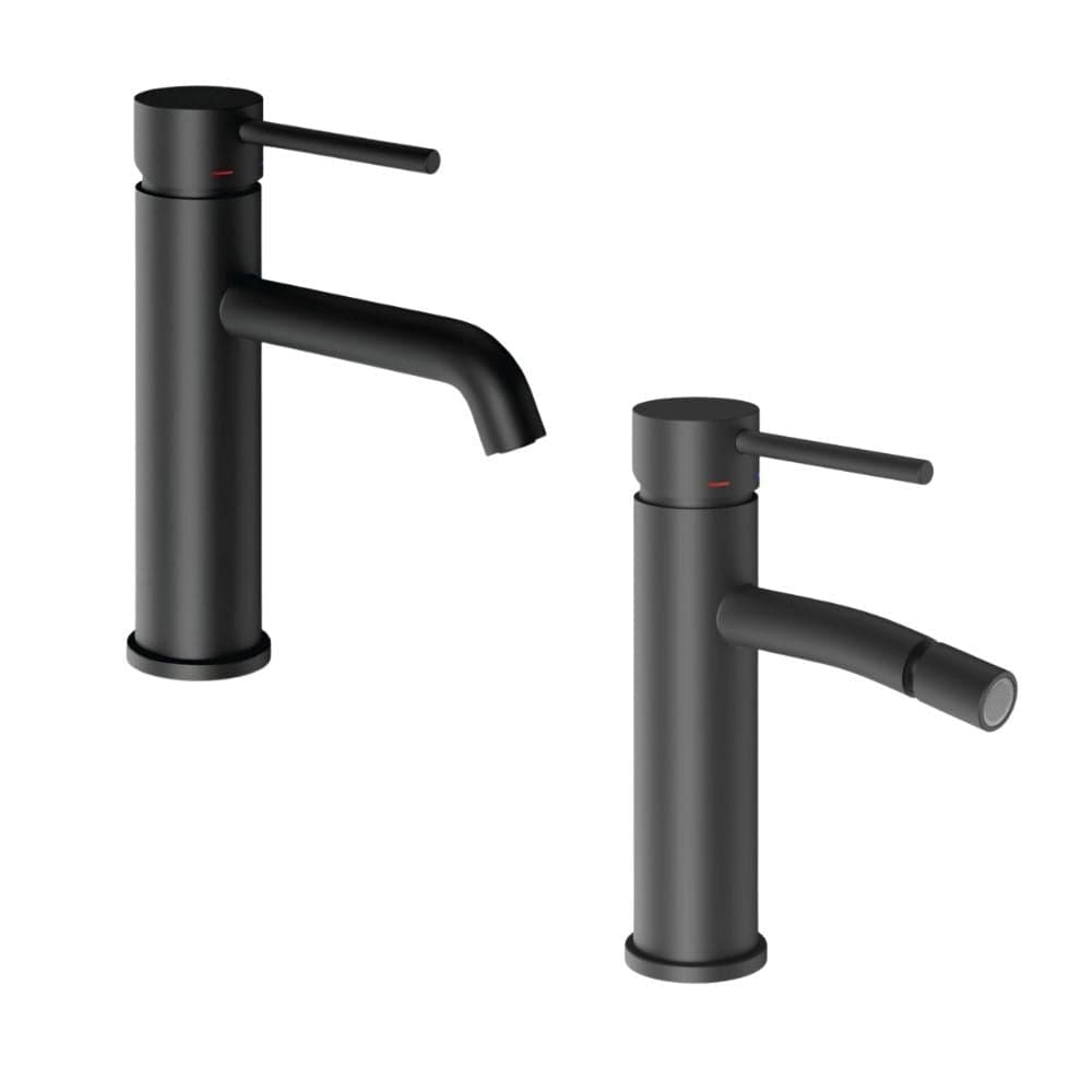 Coppia Miscelatori Monocomando Lavabo Bidet Bagno Serie Jazz QuickInstall in Rubinetti per lavandini bagno Ogomondo - Martina Franca, commercioVirtuoso.it