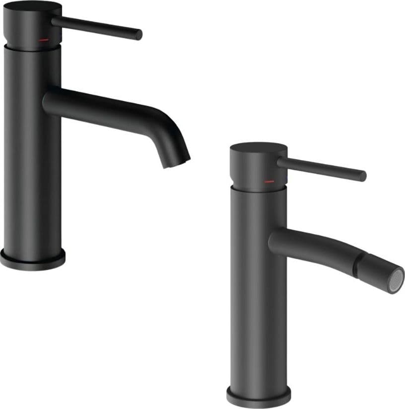 Coppia Miscelatori Monocomando Lavabo Bidet Bagno Serie Jazz QuickInstall in Rubinetti per lavandini bagno Ogomondo - Martina Franca, commercioVirtuoso.it