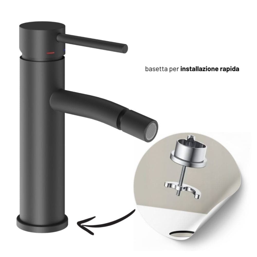 Coppia Miscelatori Monocomando Lavabo Bidet Bagno Serie Jazz QuickInstall in Rubinetti per lavandini bagno Ogomondo - Martina Franca, commercioVirtuoso.it