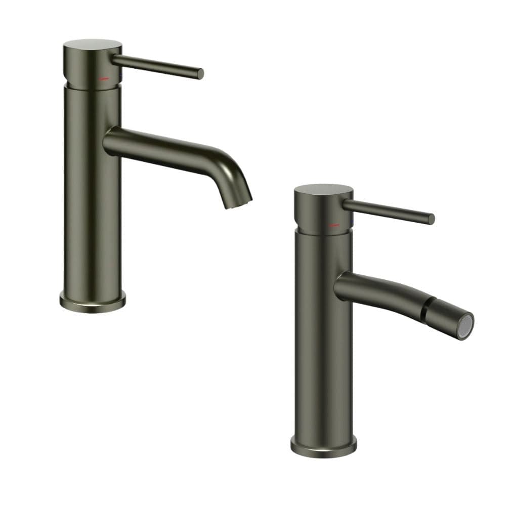 Coppia Miscelatori Monocomando Lavabo Bidet Bagno Serie Jazz QuickInstall in Rubinetti per lavandini bagno Ogomondo - Martina Franca, commercioVirtuoso.it