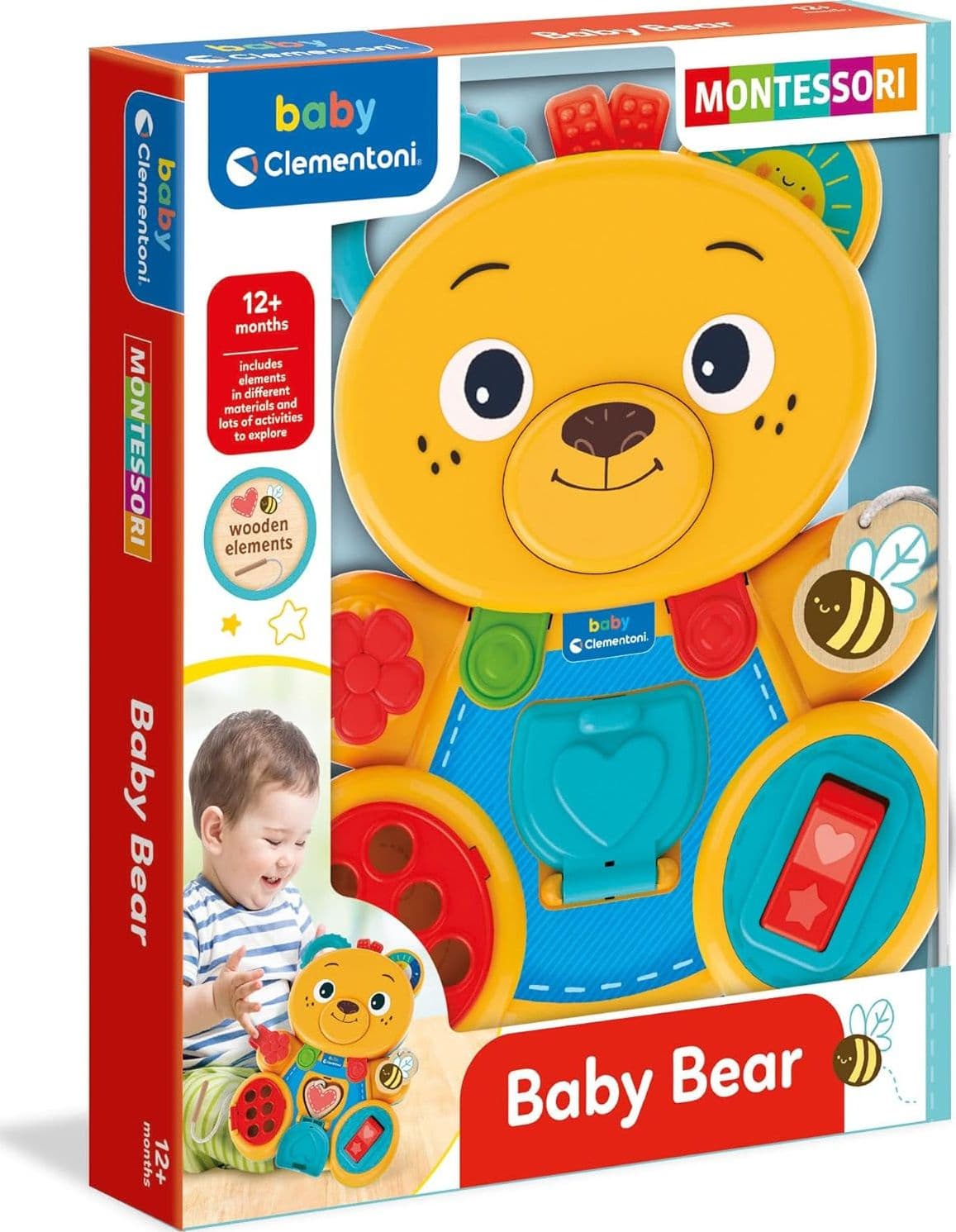 Baby Clementoni - Tavola Attività Montessori Baby Bear 17856 in Attrezzi da lavoro Centro Bimbo - Siderno, commercioVirtuoso.it