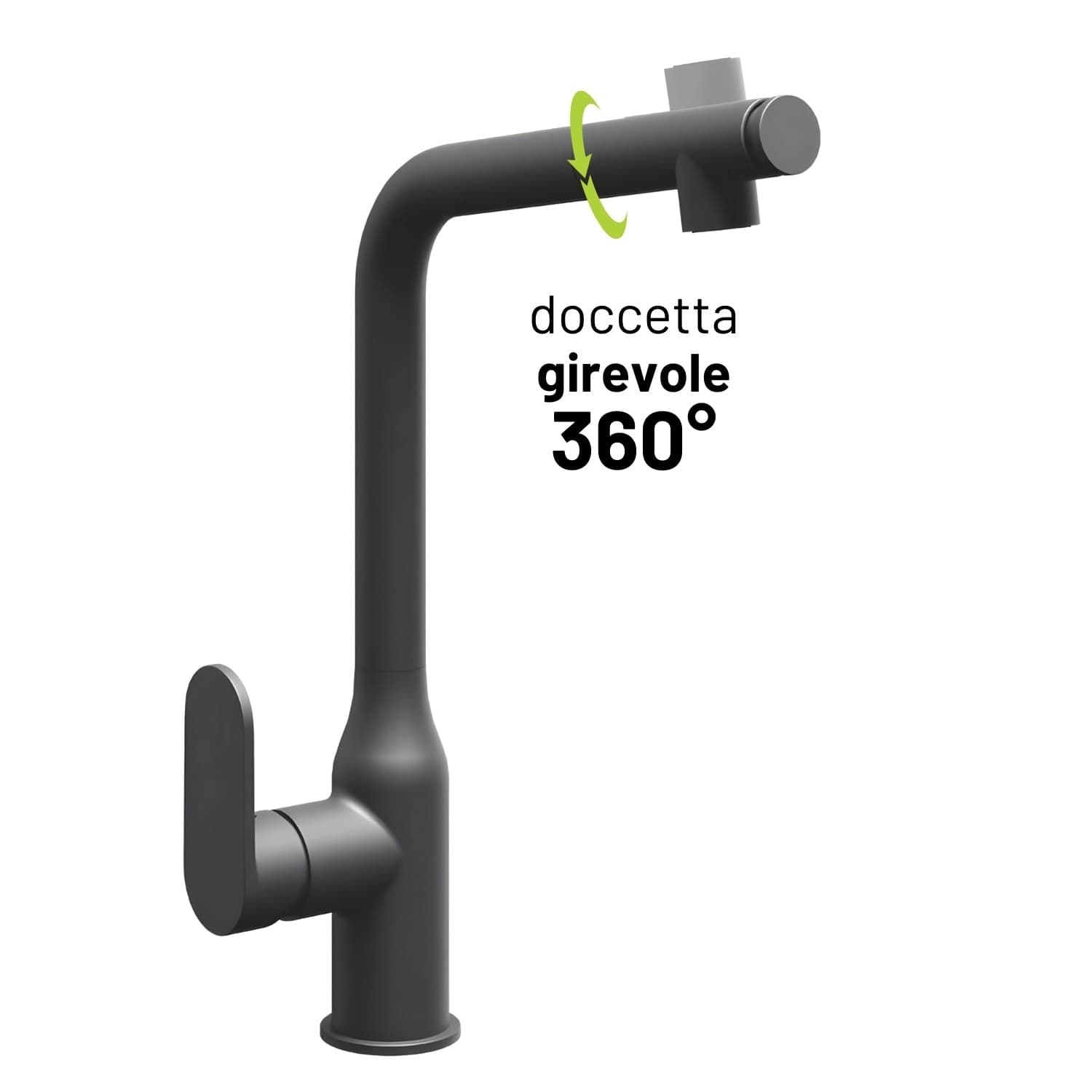 Miscelatore Lavello Cucina Damasco Con Doccetta Estraibile Canna Orientabile in Rubinetti per lavelli da cucina Ogomondo - Martina Franca, commercioVirtuoso.it