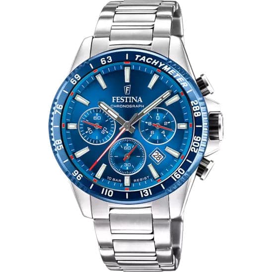 FESTINA - OROLOGIO BLU CON CINTURINO IN ACCIAIO, UOMO in Orologi da polso Alba Gioielli - Casoria, commercioVirtuoso.it