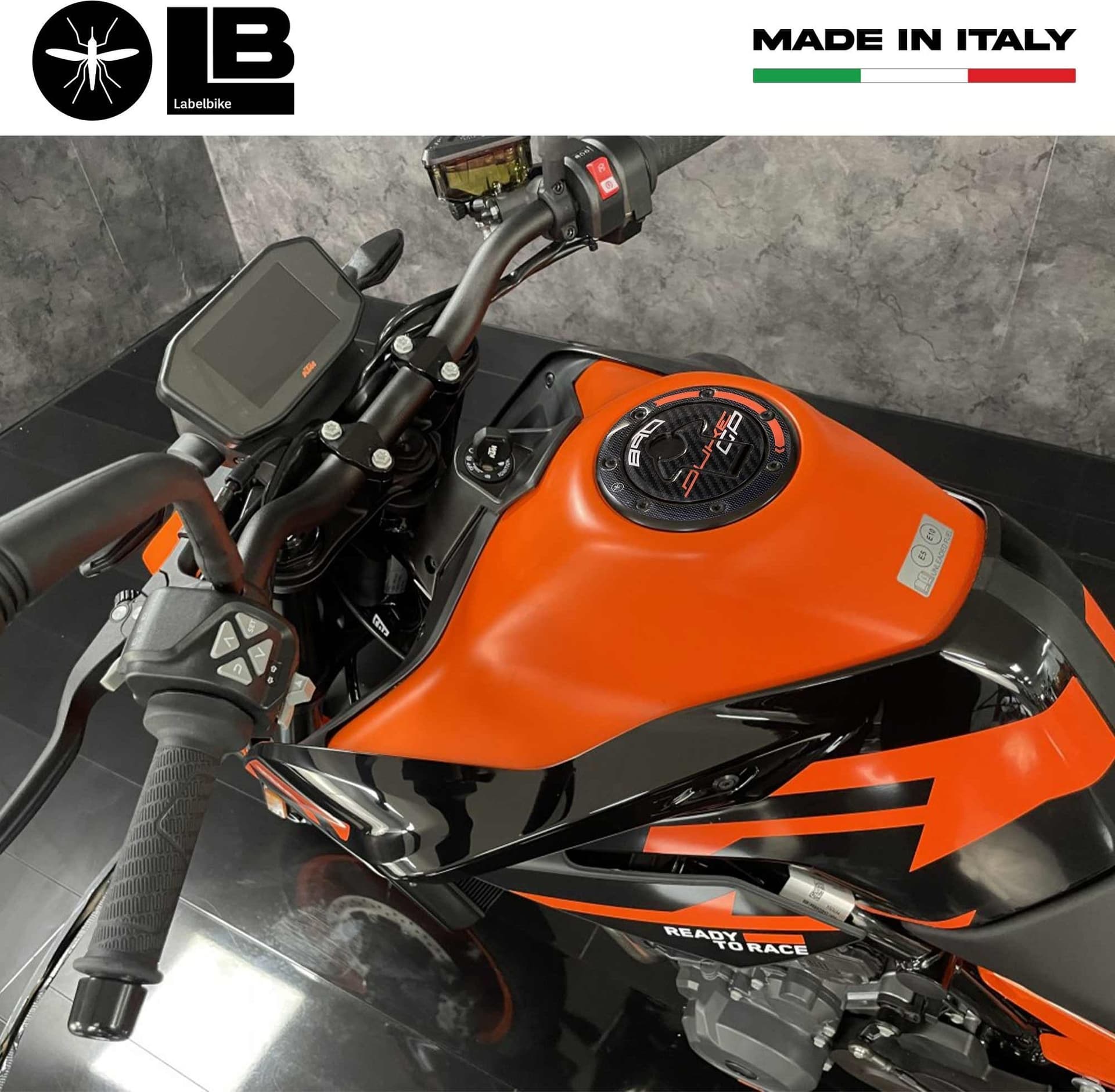 Tappo serbatoio Moto Adesivo Gel 3D compatibile con Ktm Duke 890 GP 2022 - 2023 in Decalcomanie adesivi e magneti LabelBike - Bibbiano, commercioVirtuoso.it