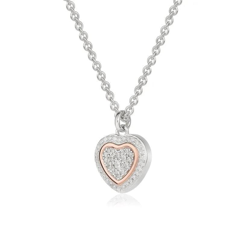 ROBERTO GIANNOTTI - Collana Donna  Argento 925 Cuore Zirconi Bianchi in Collane Alba Gioielli - Casoria, commercioVirtuoso.it