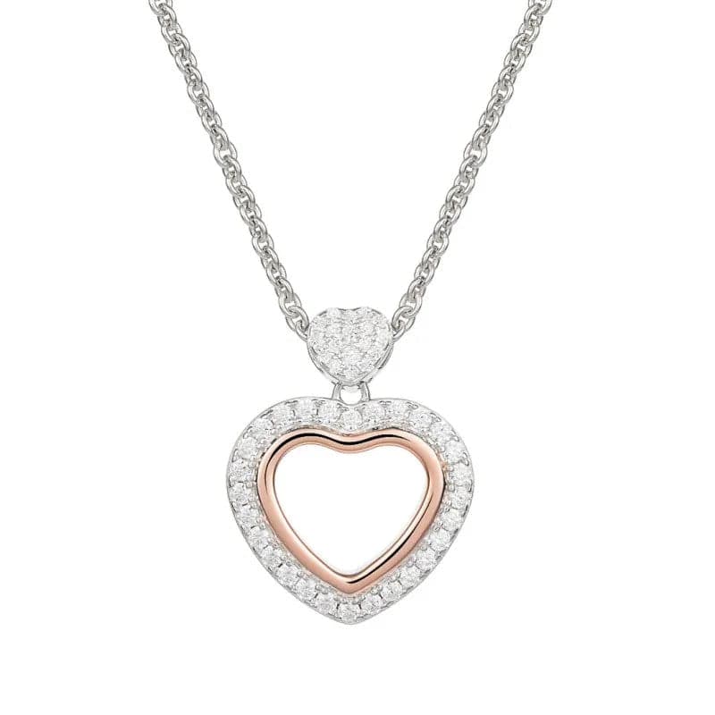 ROBERTO GIANNOTTI - Collana Argento 925 Cuore Zirconi Bianchi in Collane Alba Gioielli - Casoria, commercioVirtuoso.it