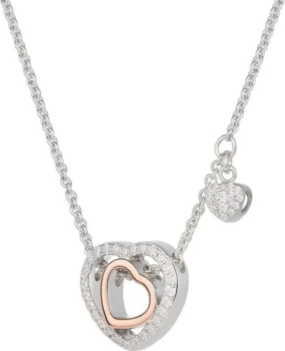 ROBERTO GIANNOTTI - Collana pendente cuore argento 925 e zirconi in Collane Alba Gioielli - Casoria, commercioVirtuoso.it
