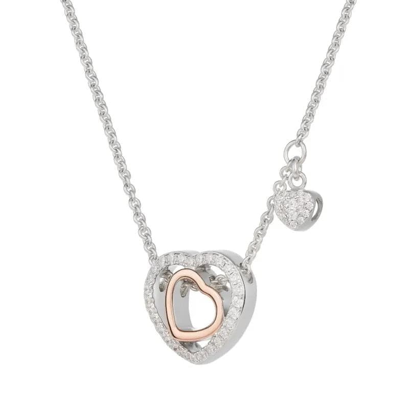 ROBERTO GIANNOTTI - Collana pendente cuore argento 925 e zirconi in Collane Alba Gioielli - Casoria, commercioVirtuoso.it