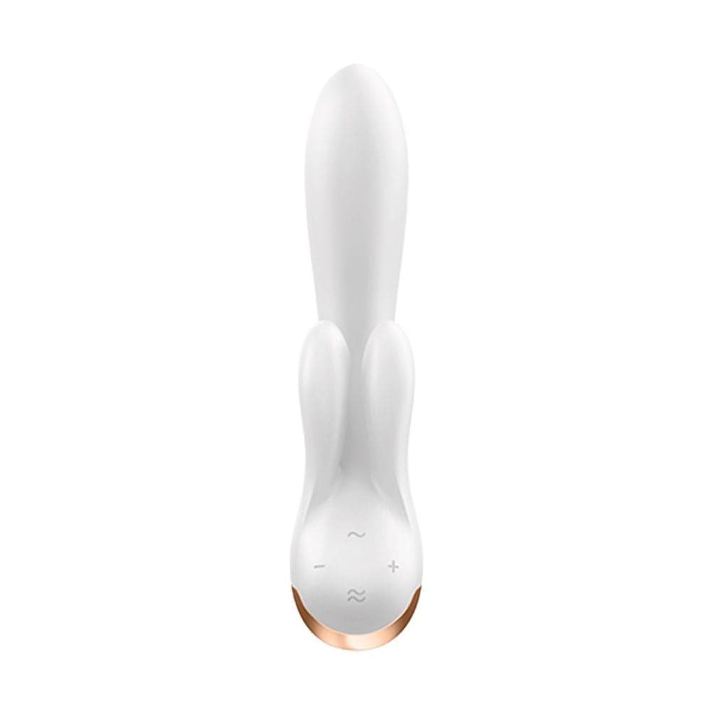 SATISFYER DOUBLE FLEX VIBRATORE FEMMINILE RABBIT IN SILICONE CON APP SMARTPHONE in Vibratori Rabbit Kondorama - Martinsicuro, commercioVirtuoso.it