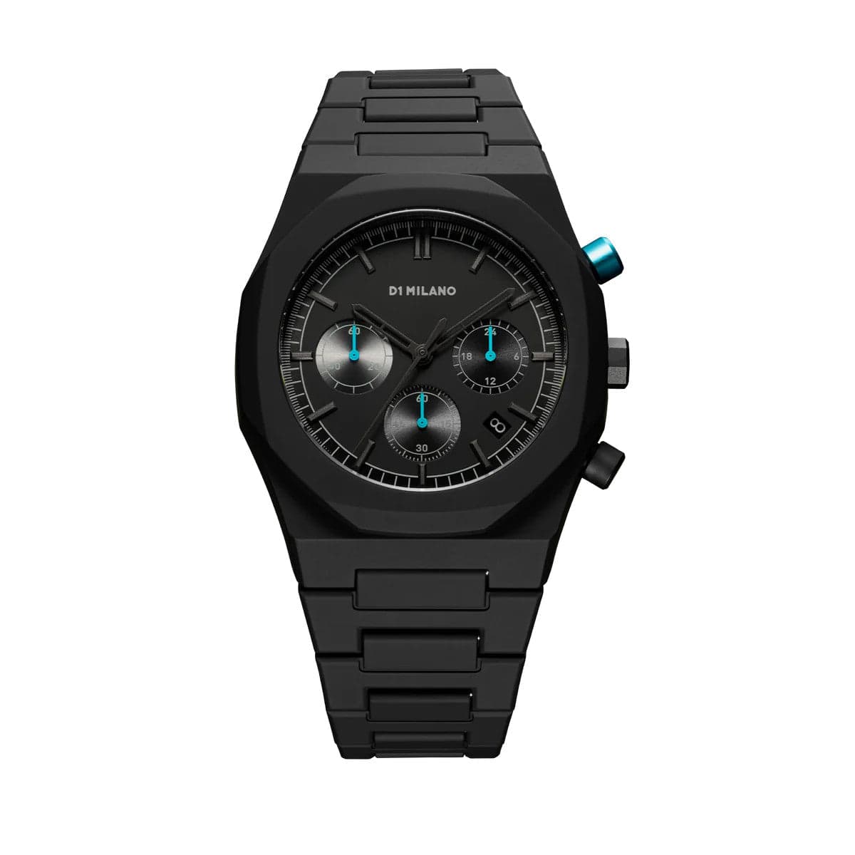 D1 Milano orologio CHARCOAL BLACK POLYCHRONO 40.5MM