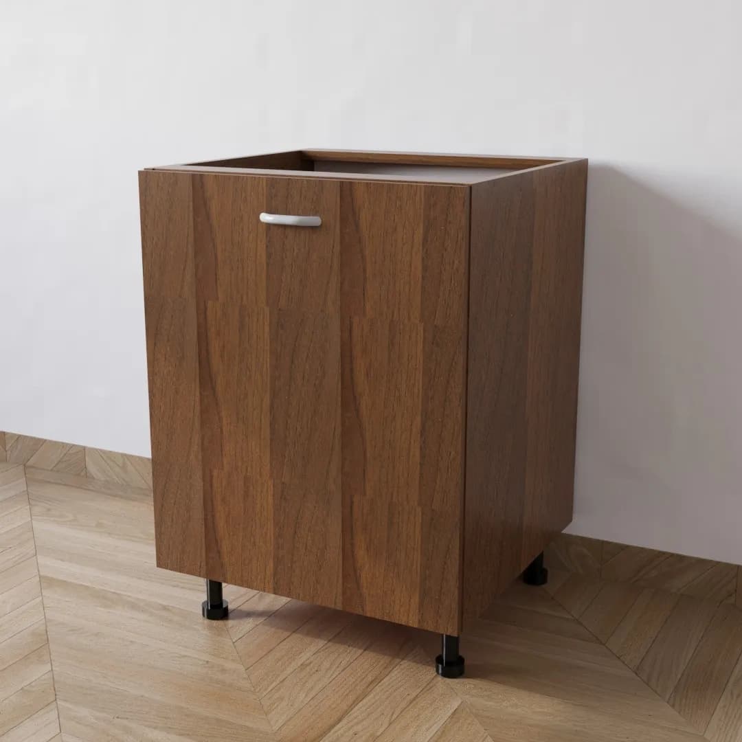 Mobile Base per Cucina compreso di Ante di Colore Noce in prodotto Calandrelli - Napoli, commercioVirtuoso.it