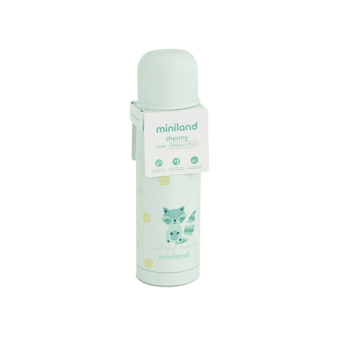 Miniland - Thermos Thermy 500 ml Mint 89489 in Thermos per bibite Centro Bimbo - Siderno, commercioVirtuoso.it