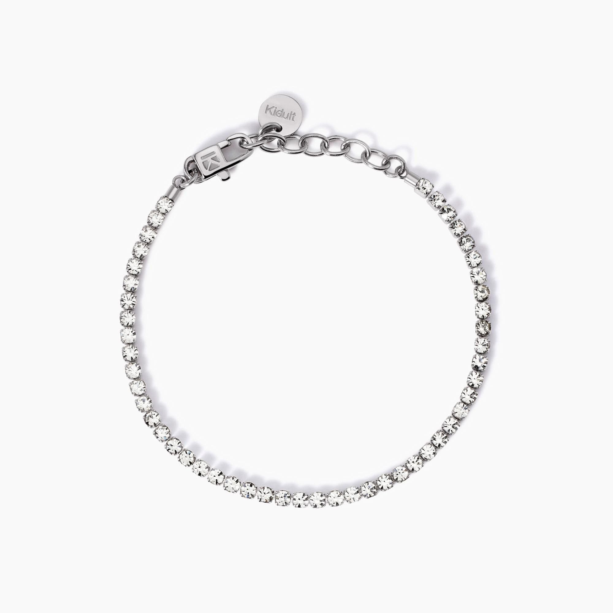Kidult - Bracciale tennis cristalli bianchi STYLE 11 in Bracciali Alba Gioielli - Casoria, commercioVirtuoso.it
