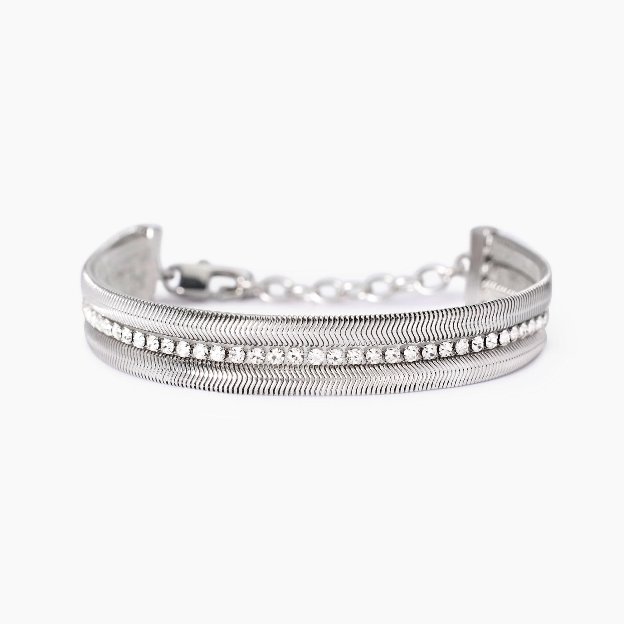 Kidult - Bracciale con doppia catena e tennis STYLE 02 in Bracciali Alba Gioielli - Casoria, commercioVirtuoso.it