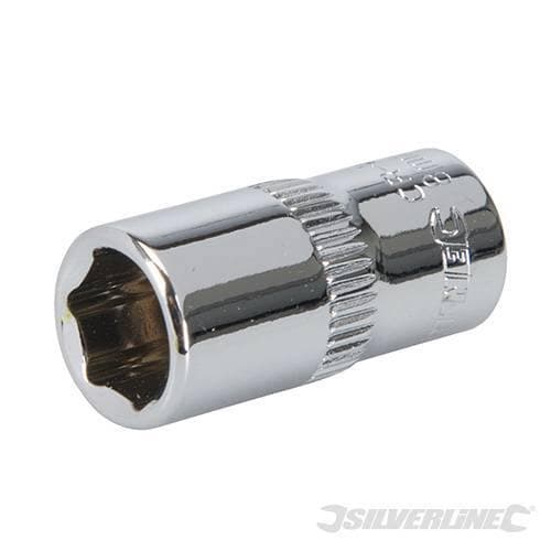 Chiave inserto a bussola metrico esagonale 1/4" Silverline meccanica Silverline