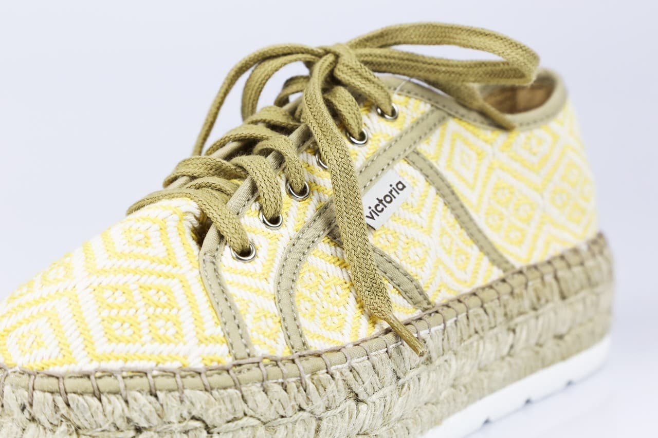 VICTORIA Scarpa Bassa Donna Etnico Platform Giallo da donna in Sneaker casual Drestige - Casamassima, commercioVirtuoso.it