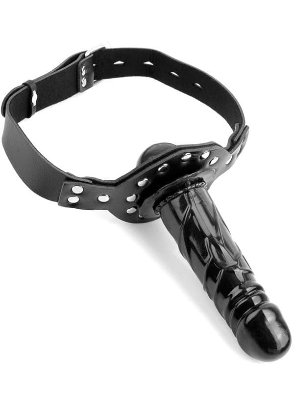 Ball Gag con Dildo Nero Vinile in Bavagli Mettimelo.it - Casoria, commercioVirtuoso.it