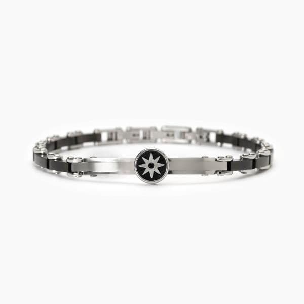 2Jewels -  Bracciale in acciaio 316L PVD Gunmetal cristalli in Bracciali Alba Gioielli - Casoria, commercioVirtuoso.it