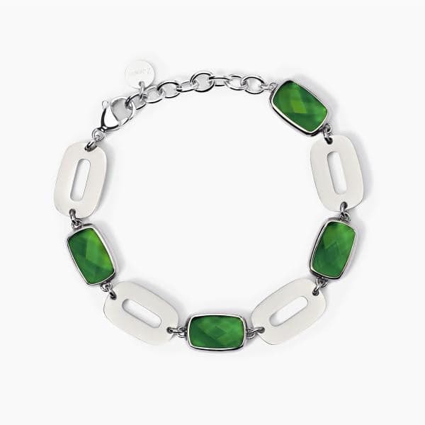 2Jewels -  Bracciale in acciaio vetro 316L in Bracciali Alba Gioielli - Casoria, commercioVirtuoso.it