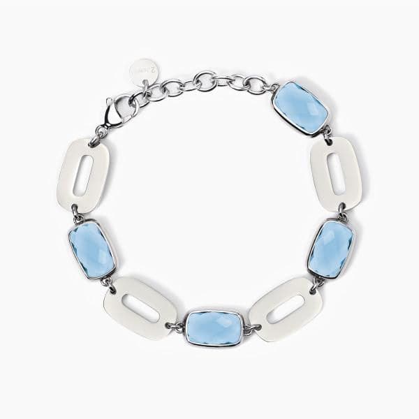 2Jewels -  Bracciale in acciaio vetro 316L in Bracciali Alba Gioielli - Casoria, commercioVirtuoso.it