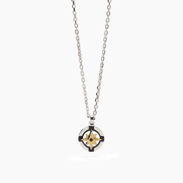 2Jewels -  Collana in acciaio 316L PVD giallo canna di fucile cristalli in Collane Alba Gioielli - Casoria, commercioVirtuoso.it