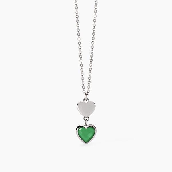 2Jewels - Collana Girocollo in vetro acciaio 316L in Collane Alba Gioielli - Casoria, commercioVirtuoso.it