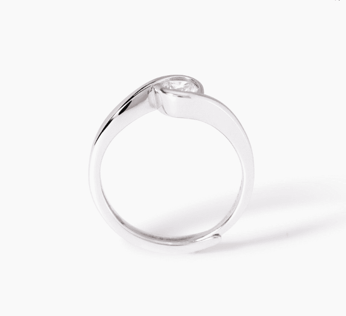 Mabina -   Anello in argento con zircone BEATO TRA LE DONNE in Anelli Alba Gioielli - Casoria, commercioVirtuoso.it