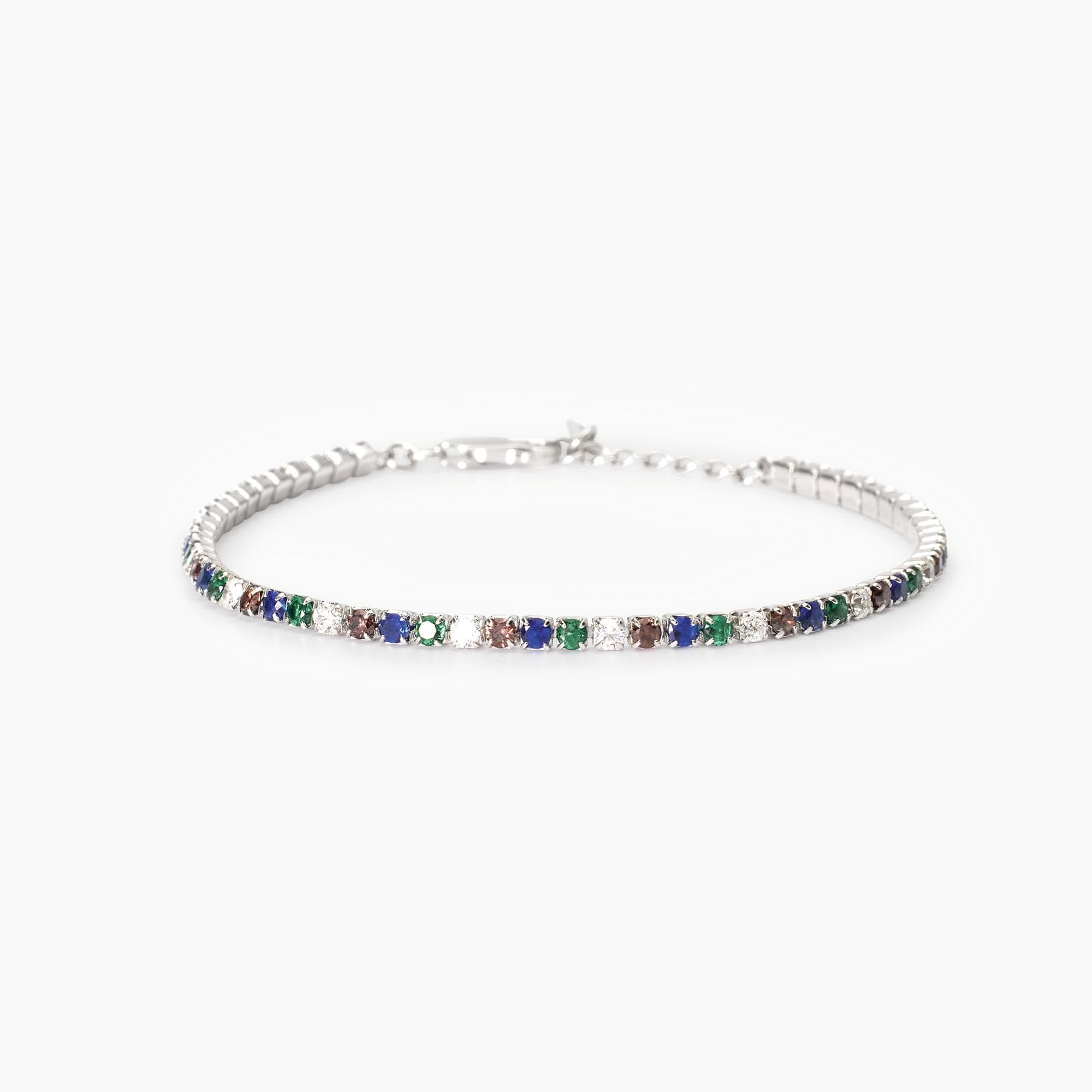 Mabina  -  Bracciale tennis uomo multicolor MINI TENNIS