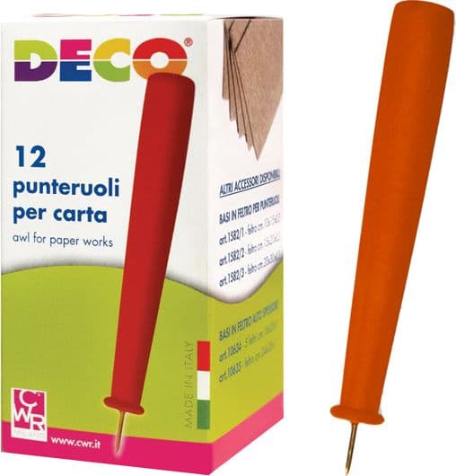 SCATOLA 12 PUNTERUOLI PER CARTA ART.1583 DECO
