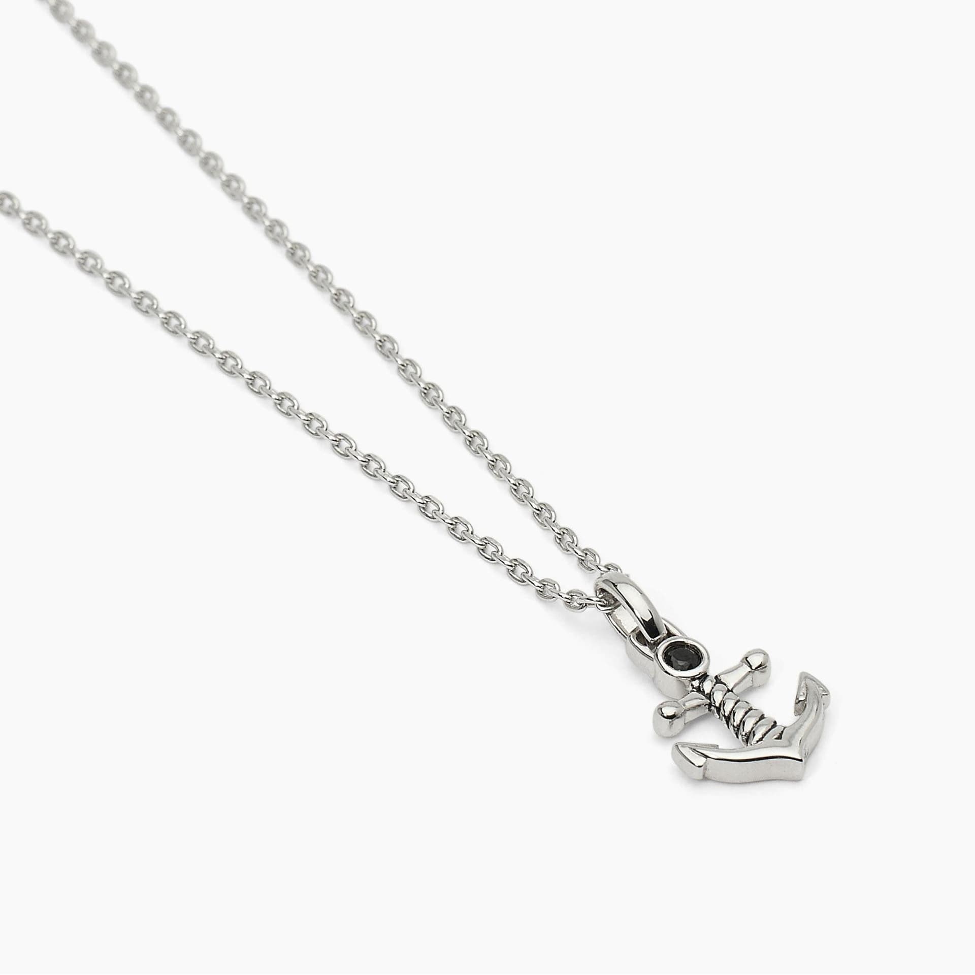 Mabina -  Collana in argento con ancora NAVY RULE in Collane Alba Gioielli - Casoria, commercioVirtuoso.it