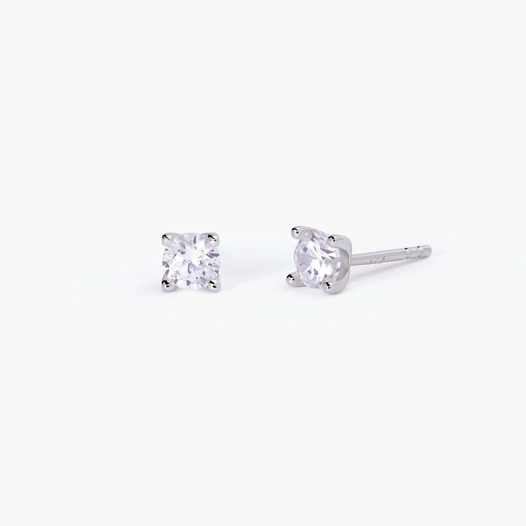 Mabina -   Orecchini in argento con punti luce SHINY