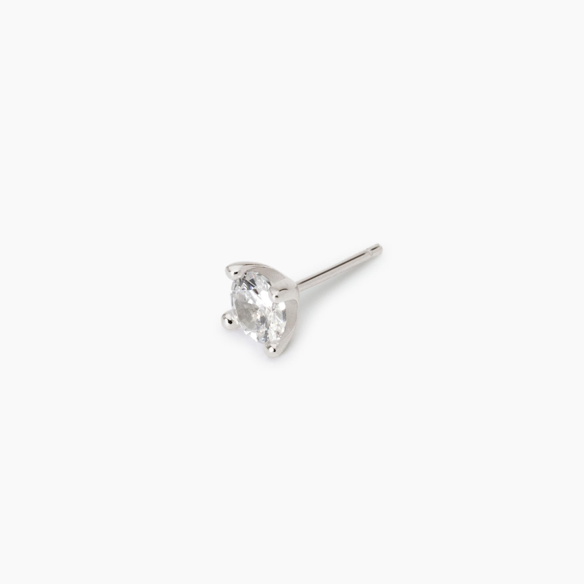 Mabina -   Orecchino uomo con zircone PUNTO DI VISTA in Orecchini Alba Gioielli - Casoria, commercioVirtuoso.it