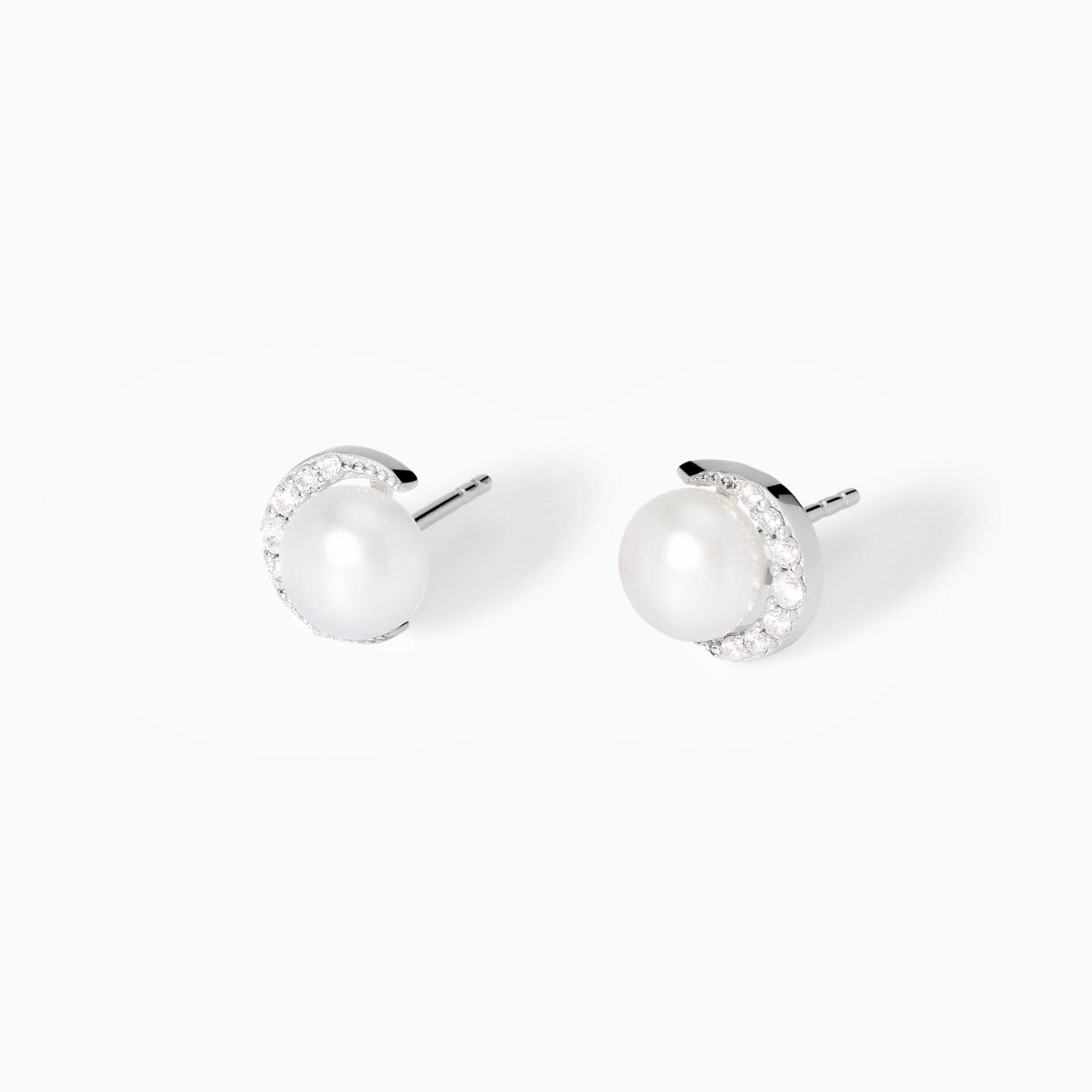 Mabina -   Orecchini in argento con perle coltivate Incontri in Orecchini Alba Gioielli - Casoria, commercioVirtuoso.it