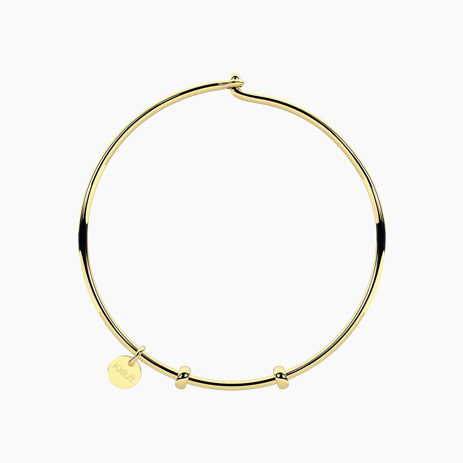 Kidult  -  Bracciale dorato Hula-hoop in Bracciali Alba Gioielli - Casoria, commercioVirtuoso.it