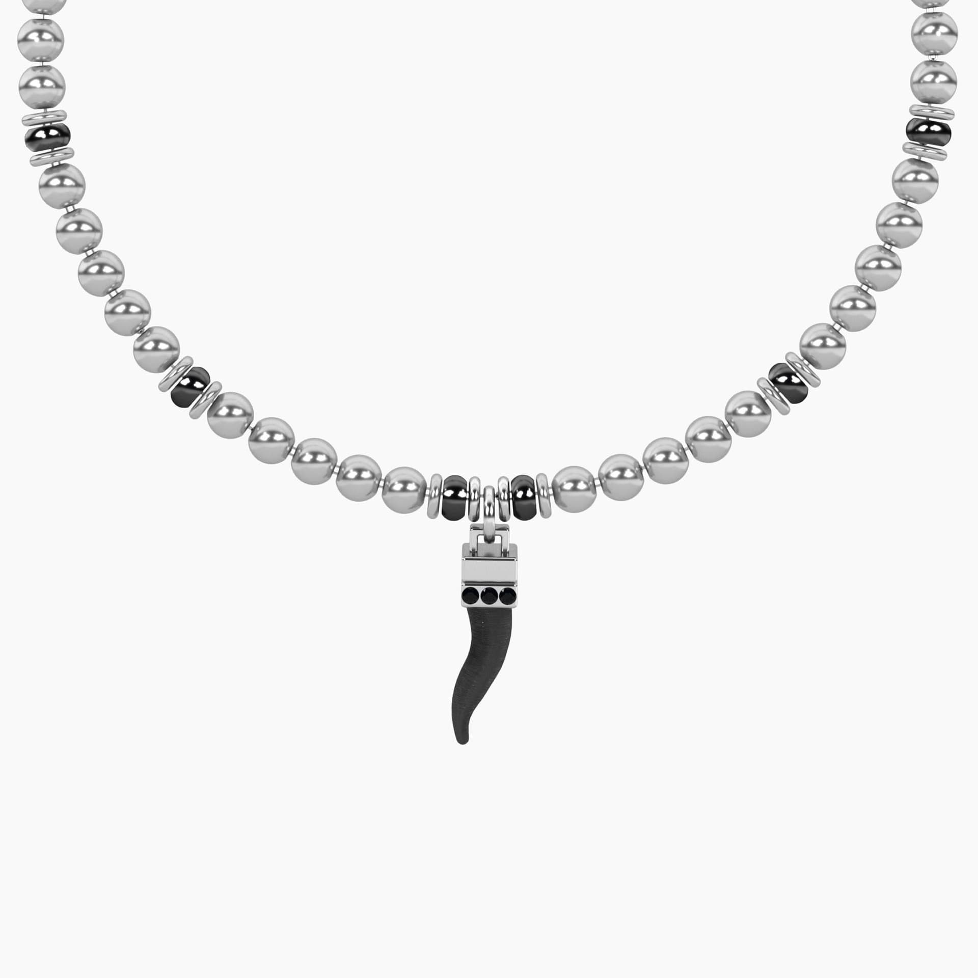 Kidult  -  Bracciale uomo sfere con cornetto portafortuna Cornetto | protezione in Bracciali Alba Gioielli - Casoria, commercioVirtuoso.it